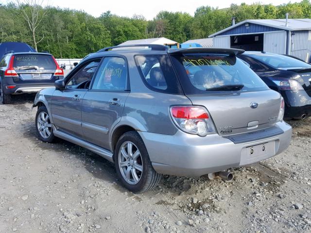 JF1GG68606H820844 - 2006 SUBARU IMPREZA OU GRAY photo 3