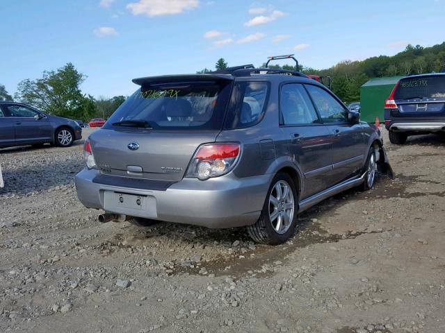 JF1GG68606H820844 - 2006 SUBARU IMPREZA OU GRAY photo 4