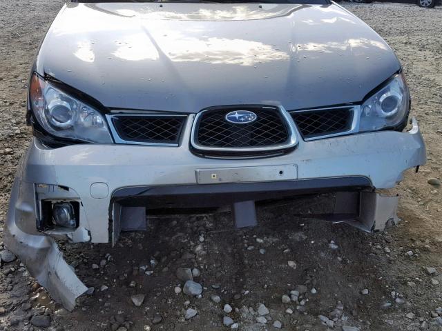 JF1GG68606H820844 - 2006 SUBARU IMPREZA OU GRAY photo 9