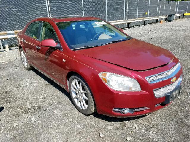 1G1ZK57798F241302 - 2008 CHEVROLET MALIBU LTZ წითელი ფოტო 1