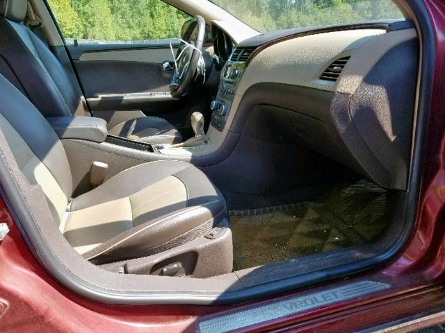 1G1ZK57798F241302 - 2008 CHEVROLET MALIBU LTZ წითელი ფოტო 5