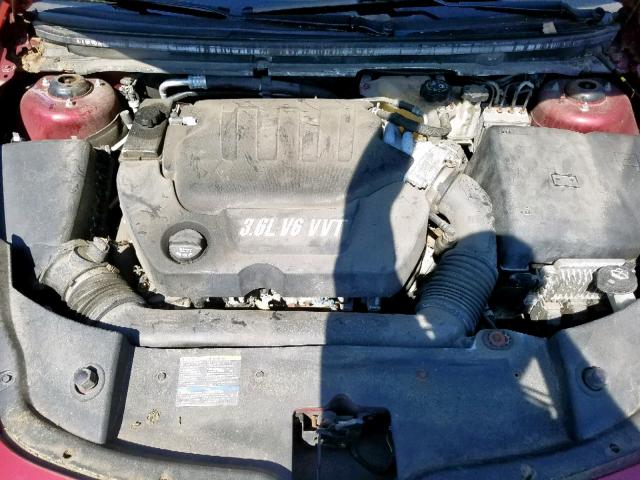 1G1ZK57798F241302 - 2008 CHEVROLET MALIBU LTZ წითელი ფოტო 7