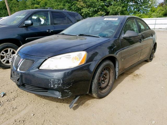 1G2ZF57B484275177 - 2008 PONTIAC G6 VALUE L BLACK photo 2