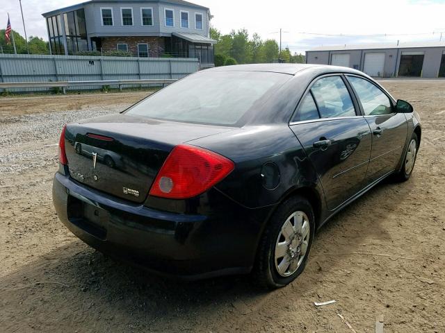 1G2ZF57B484275177 - 2008 PONTIAC G6 VALUE L BLACK photo 4