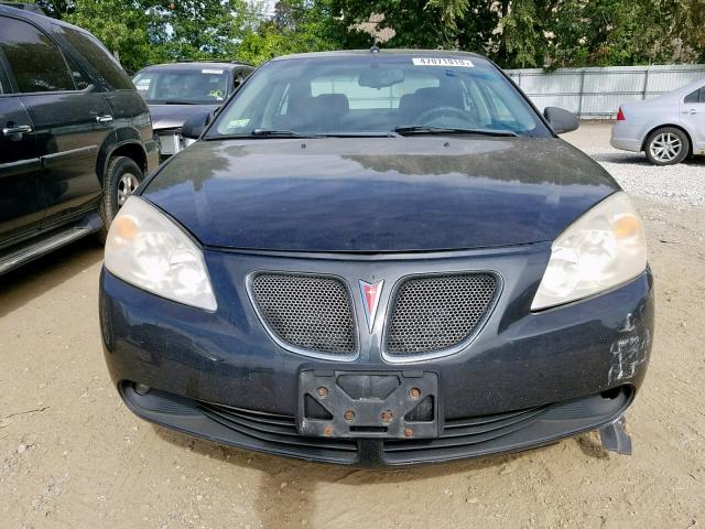 1G2ZF57B484275177 - 2008 PONTIAC G6 VALUE L BLACK photo 9