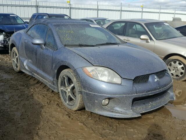 4A3AL45TX7E602467 - 2007 MITSUBISHI ECLIPSE SP GRAY photo 1