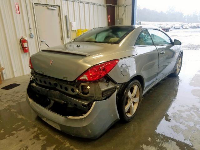 1G2ZH361274268217 - 2007 PONTIAC G6 GT GRAY photo 4