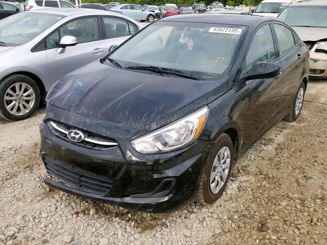 KMHCT4AE4GU082707 - 2016 HYUNDAI ACCENT SE BLACK photo 2