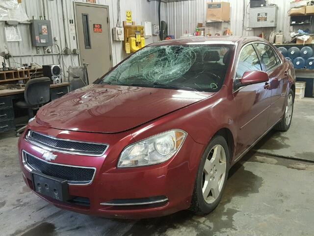 1G1ZD5E71AF153380 - 2010 CHEVROLET MALIBU 2LT MAROON photo 2