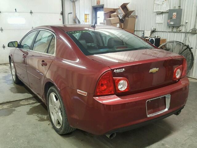 1G1ZD5E71AF153380 - 2010 CHEVROLET MALIBU 2LT MAROON photo 3