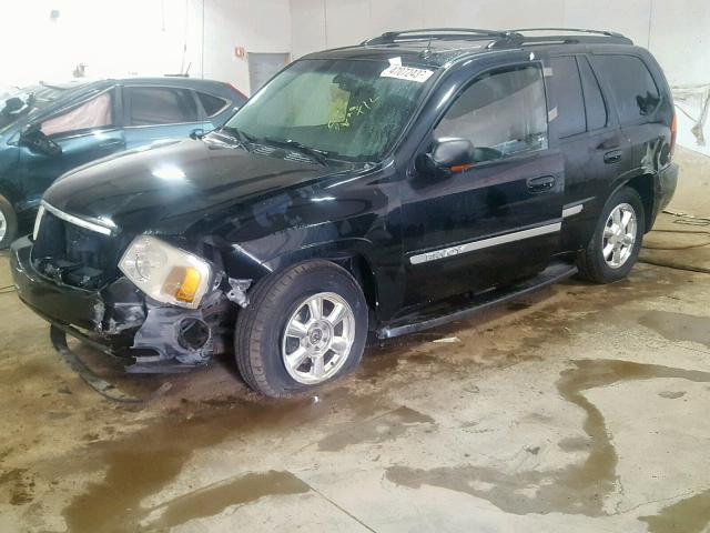 1GKDT13S442309240 - 2004 GMC ENVOY BLACK photo 2