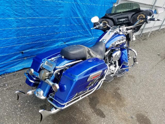 1HD1FRW413Y728755 - 2003 HARLEY-DAVIDSON FLHRCI ANN BLUE photo 4