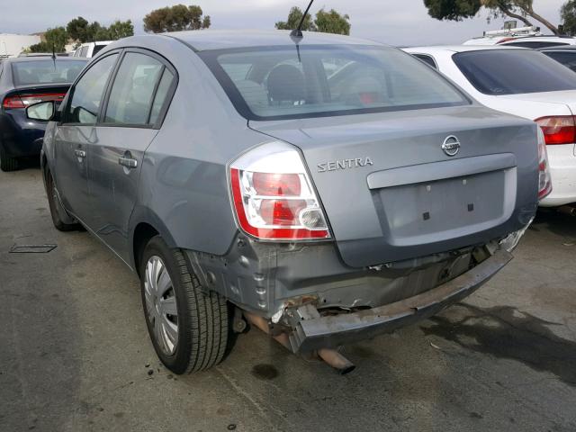 3N1AB61E59L630241 - 2009 NISSAN SENTRA 2.0 GRAY photo 3