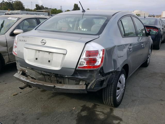 3N1AB61E59L630241 - 2009 NISSAN SENTRA 2.0 GRAY photo 4