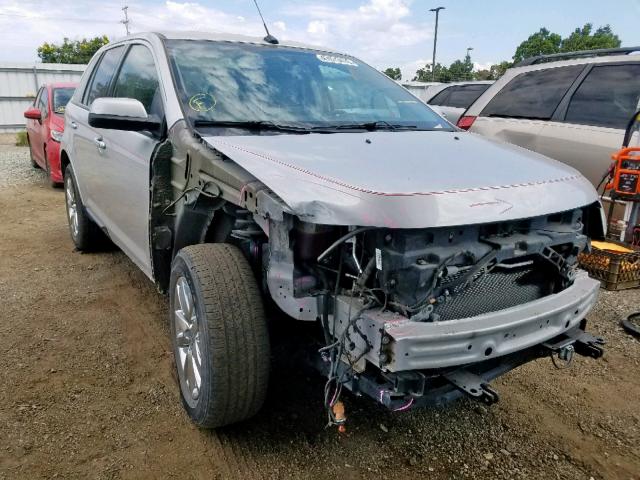 2FMDK3JC6BBB61665 - 2011 FORD EDGE SEL SILVER photo 1