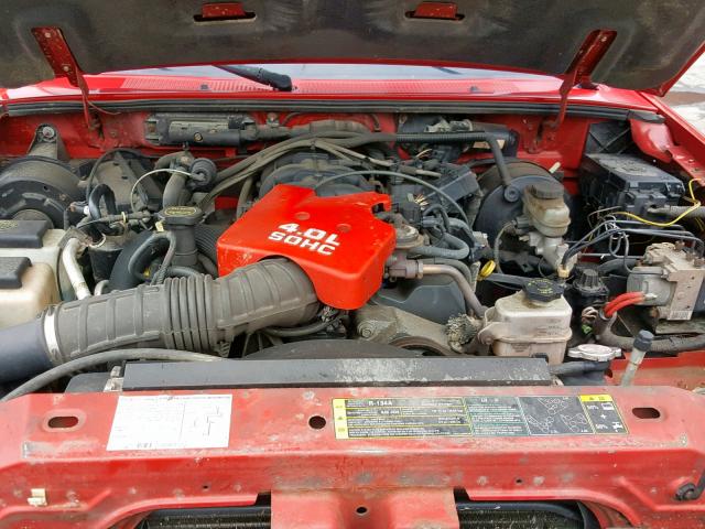 1FTZR15E54PA96437 - 2004 FORD RANGER SUP RED photo 7
