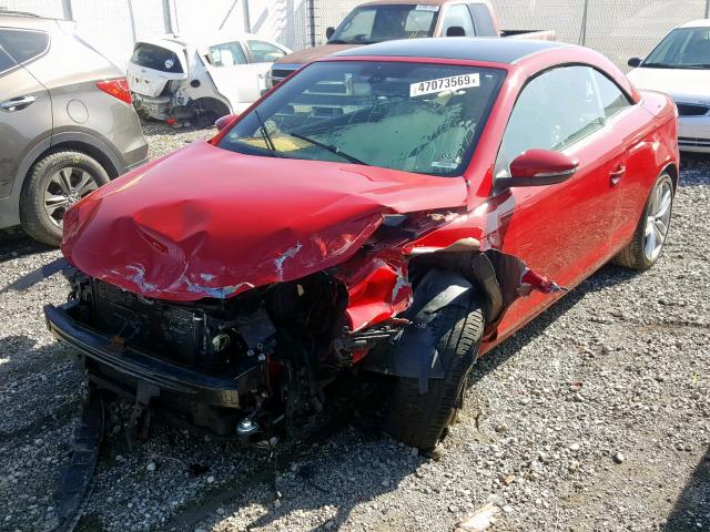 WVWFW7AH8CV017996 - 2012 VOLKSWAGEN EOS LUX 红色 照片 2