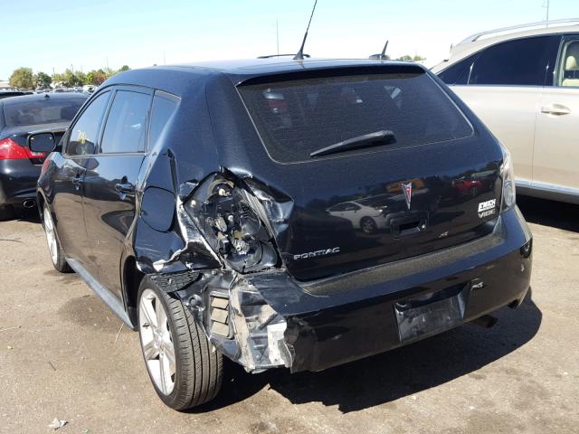 5Y2SP67029Z417111 - 2009 PONTIAC VIBE BLACK photo 3