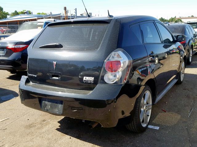 5Y2SP67029Z417111 - 2009 PONTIAC VIBE BLACK photo 4