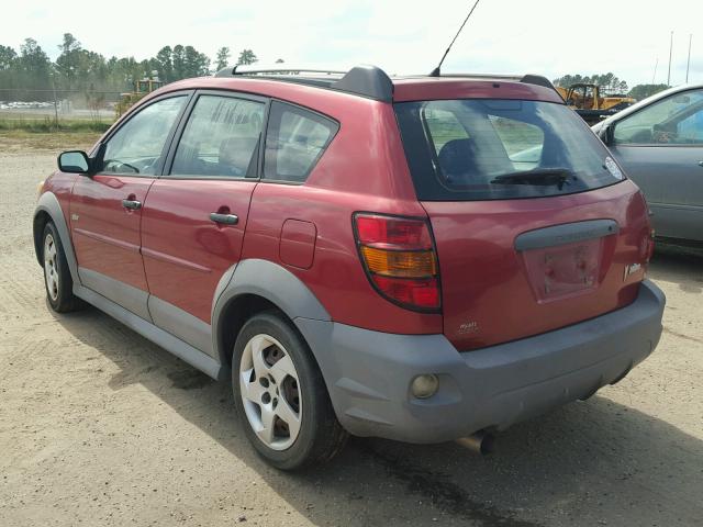 5Y2SL65876Z433501 - 2006 PONTIAC VIBE RED photo 3