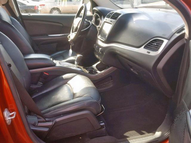 3C4PDDDG5DT532855 - 2013 DODGE JOURNEY CR ORANGE photo 5