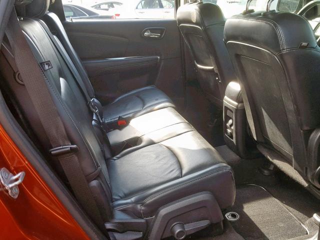 3C4PDDDG5DT532855 - 2013 DODGE JOURNEY CR ORANGE photo 6