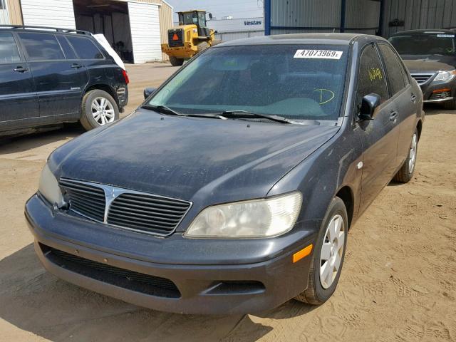 JA3AJ26E93U004205 - 2003 MITSUBISHI LANCER ES GRAY photo 2