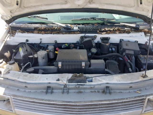 1GCDM19W2YB166877 - 2000 CHEVROLET ASTRO WHITE photo 7