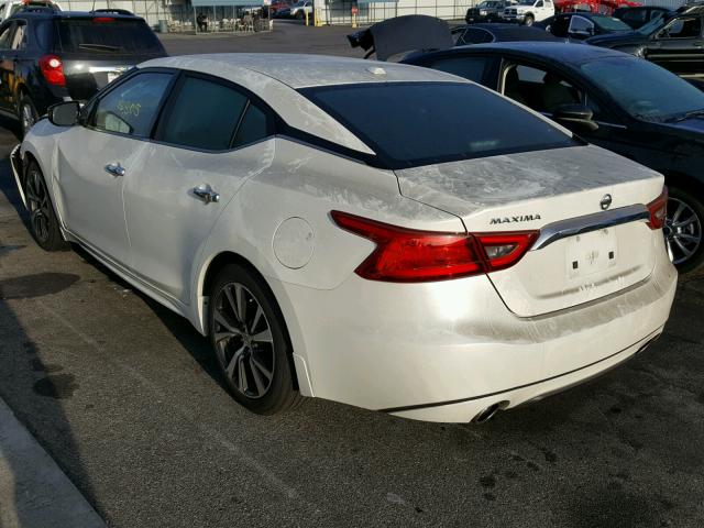 1N4AA6AP9HC394842 - 2017 NISSAN MAXIMA 3.5 WHITE photo 3