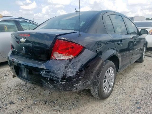 1G1AD5F51A7153352 - 2010 CHEVROLET COBALT 1LT BLACK photo 4