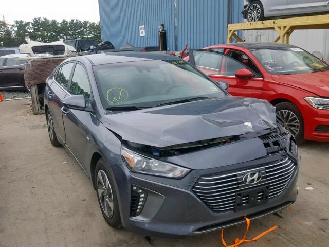 KMHC75LC3KU145052 - 2019 HYUNDAI IONIQ SEL CHARCOAL photo 1