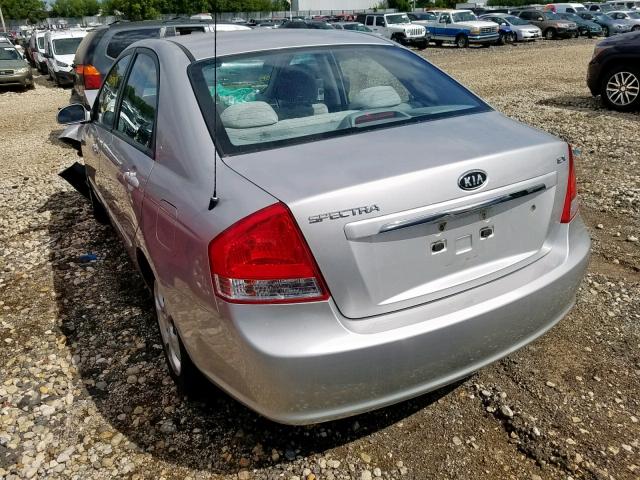 KNAFE221095619871 - 2009 KIA SPECTRA EX SILVER photo 3