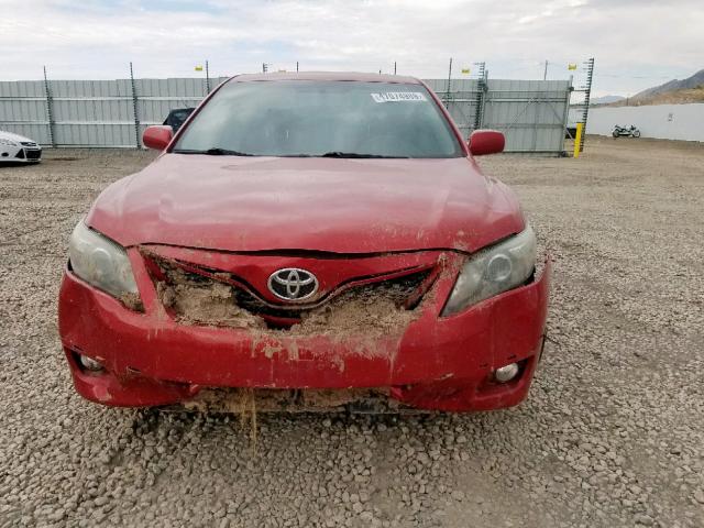 4T1BF3EK6AU502164 - 2010 TOYOTA CAMRY BASE RED photo 9