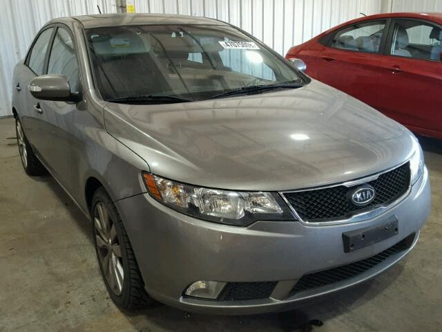 KNAFW4A35A5220454 - 2010 KIA FORTE SX GRAY photo 1