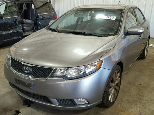 KNAFW4A35A5220454 - 2010 KIA FORTE SX GRAY photo 2