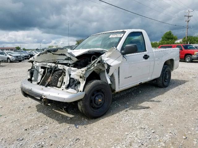 1GCCS148X48201604 - 2004 CHEVROLET COLORADO WHITE photo 2