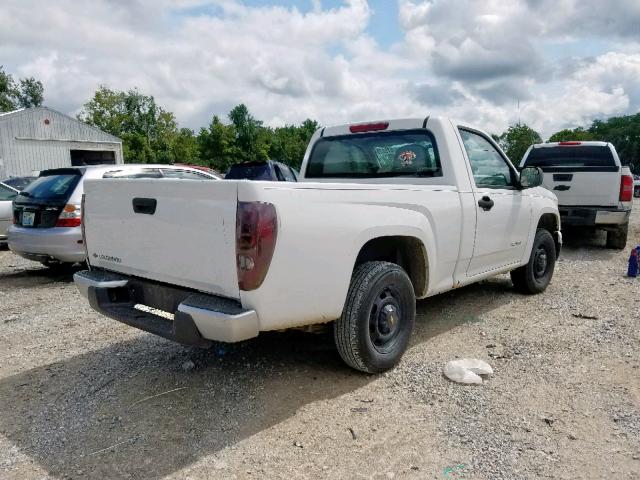 1GCCS148X48201604 - 2004 CHEVROLET COLORADO WHITE photo 4