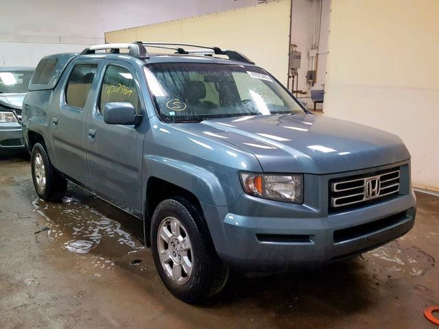 2HJYK16568H536556 - 2008 HONDA RIDGELINE BLUE photo 1