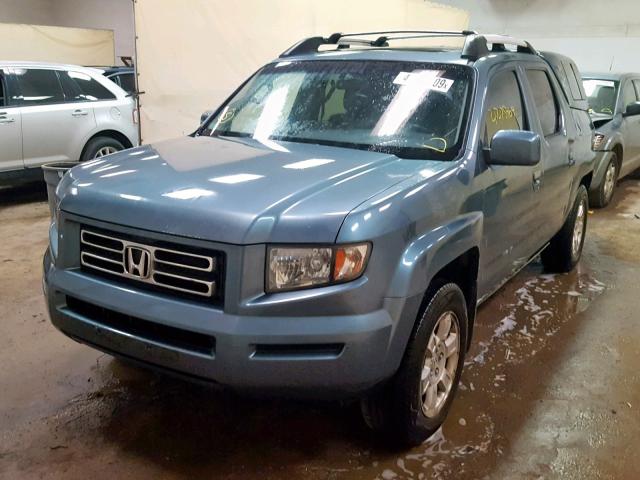 2HJYK16568H536556 - 2008 HONDA RIDGELINE BLUE photo 2