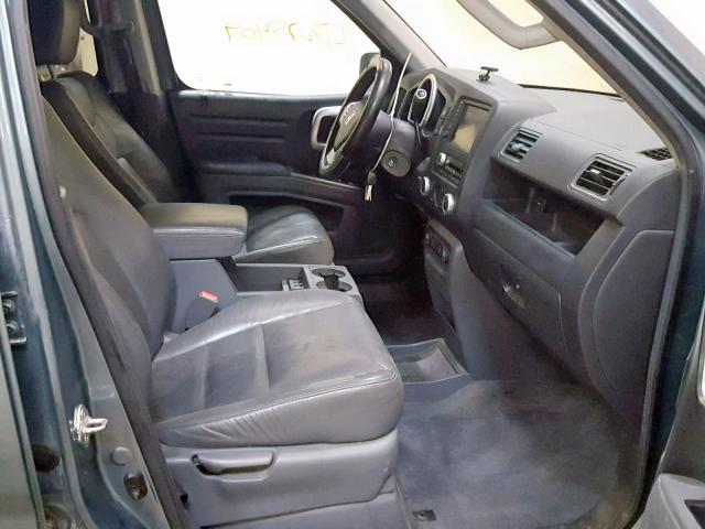 2HJYK16568H536556 - 2008 HONDA RIDGELINE BLUE photo 5