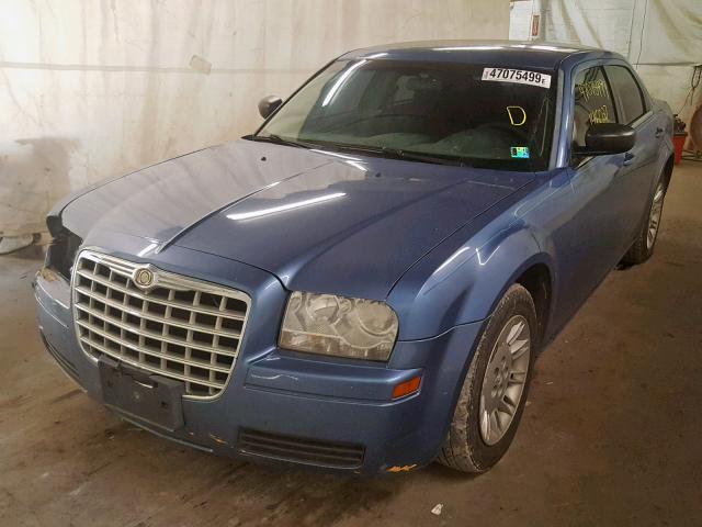 2C3KA43R37H788404 - 2007 CHRYSLER 300 BLUE photo 2