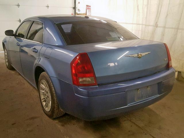 2C3KA43R37H788404 - 2007 CHRYSLER 300 BLUE photo 3