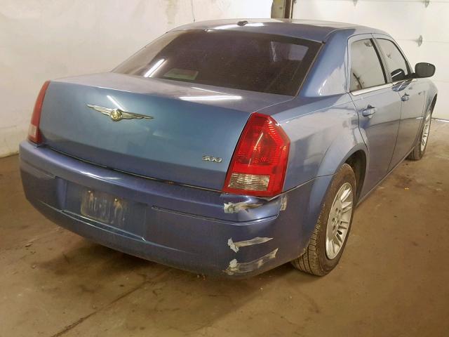 2C3KA43R37H788404 - 2007 CHRYSLER 300 BLUE photo 4