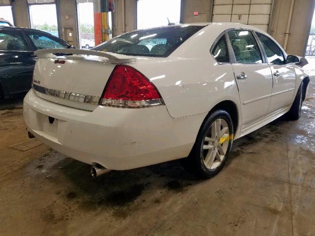 2G1WC5EM8B1243727 - 2011 CHEVROLET IMPALA LTZ WHITE photo 4