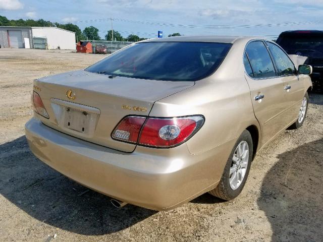 JTHBF30G520070424 - 2002 LEXUS ES 300 GOLD photo 4