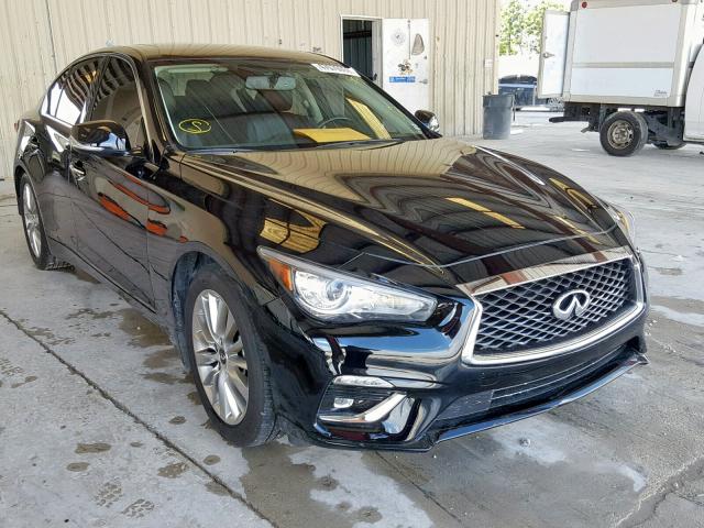 JN1EV7AP0KM515056 - 2019 INFINITI Q50 LUXE BLACK photo 1