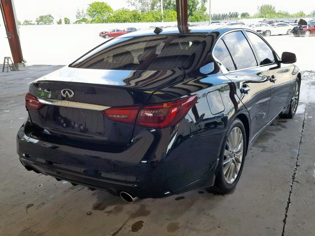 JN1EV7AP0KM515056 - 2019 INFINITI Q50 LUXE BLACK photo 4