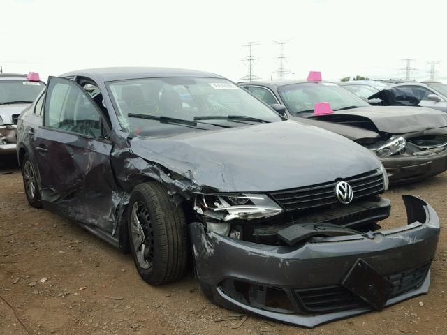 3VW1K7AJ4DM308044 - 2013 VOLKSWAGEN JETTA BASE Մոխրագույն լուսանկար 1