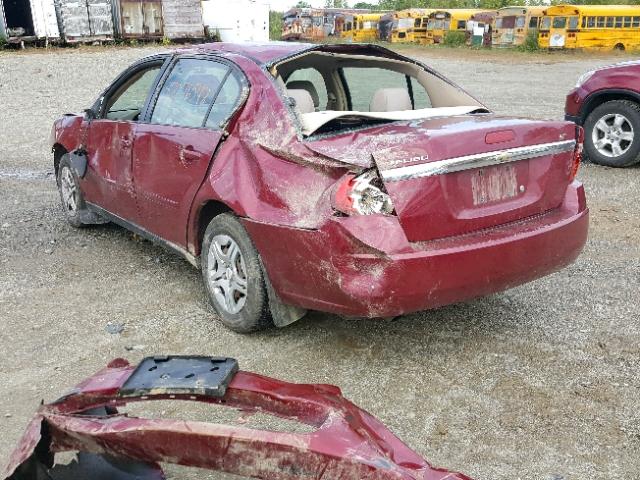 1G1ZS51FX6F298881 - 2006 CHEVROLET MALIBU LS 红色 照片 3
