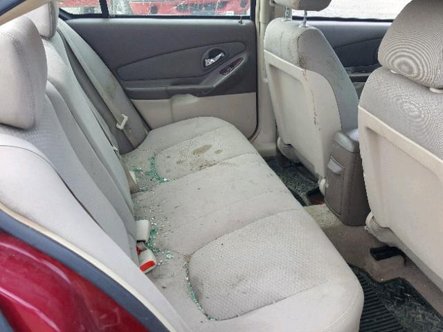 1G1ZS51FX6F298881 - 2006 CHEVROLET MALIBU LS 红色 照片 6